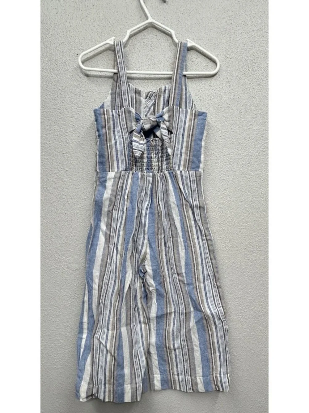NEW Habitual Girls Jumpsuit 3T LOT Of 3 Sleeveless Striped Nautical Preppy READ